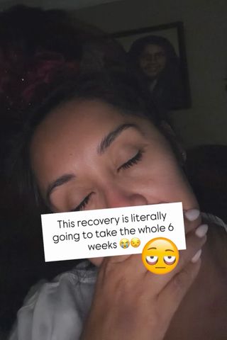 Nicole 'Snooki' Polizzi Walks with a Pillow Strapped to Her Stomach During Hysterectomy Recovery: 'What Life Has Come to' Nicole ‘Snooki’ Polizzi shared her struggle as she recovers from a hysterectomyCredit: Snooki/Instagram