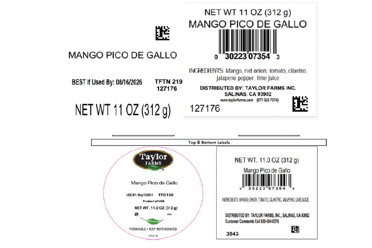 Taylor Fresh Foods Recalls Products Made with Jalapeno Peppers Because of Possible Health RiskCredit: FDA