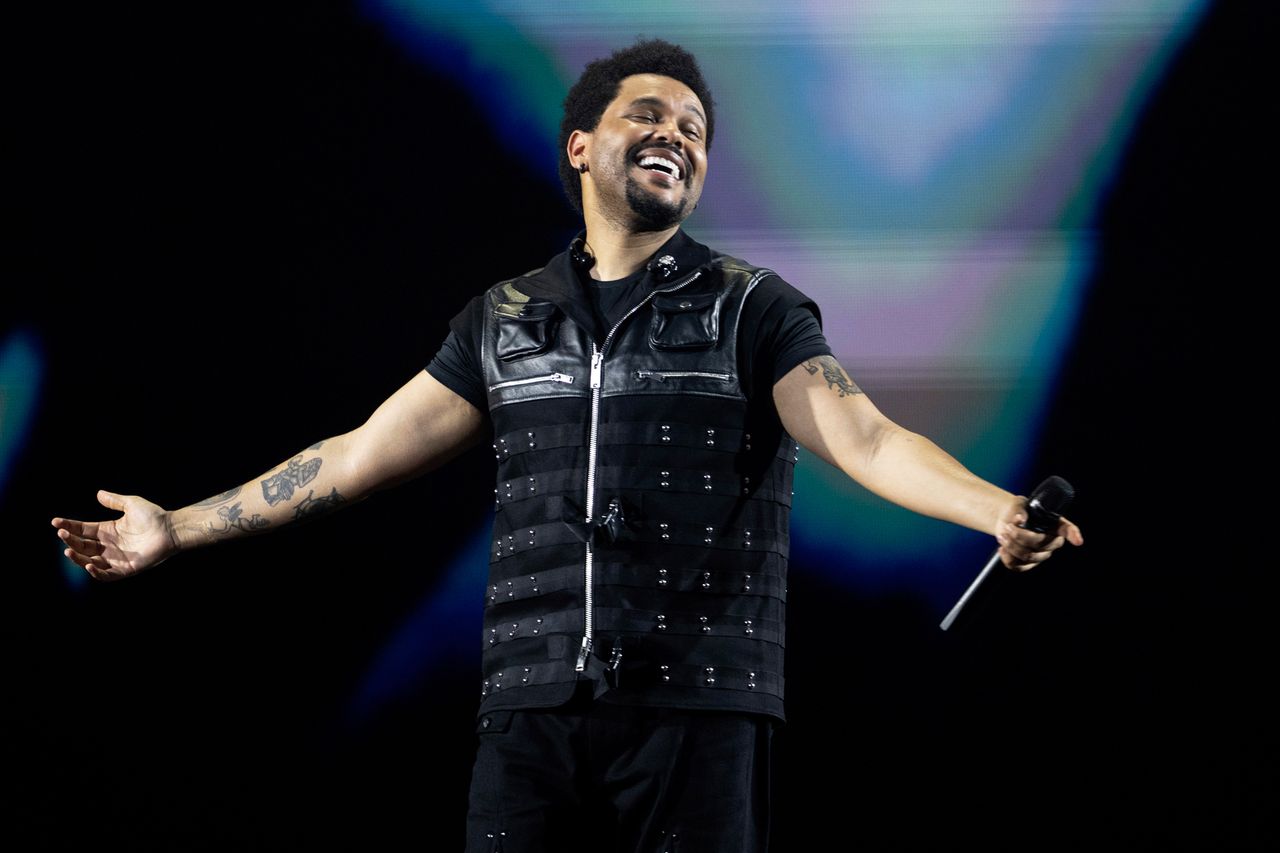 The Weeknd performs on stage at Parken Stadium The Weeknd in June 2026 in CopenhagenCredit: Samir Hussein/Getty