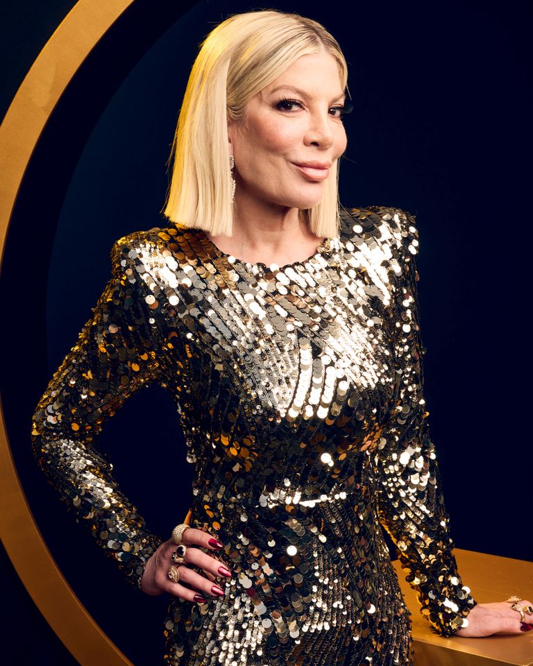 Tori Spelling in April 2026Credit: Christopher Patey/Getty