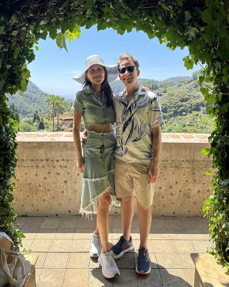 Rebecca Chen and her husband, Charles Bagley.Credit: Rebecca Chen