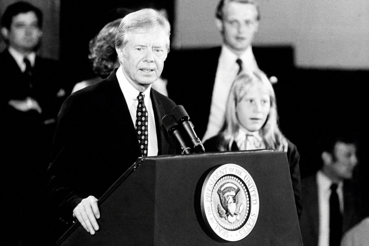 President Jimmy Carter circa 1980 in New York City.Credit: PL Gould/IMAGES/Getty
