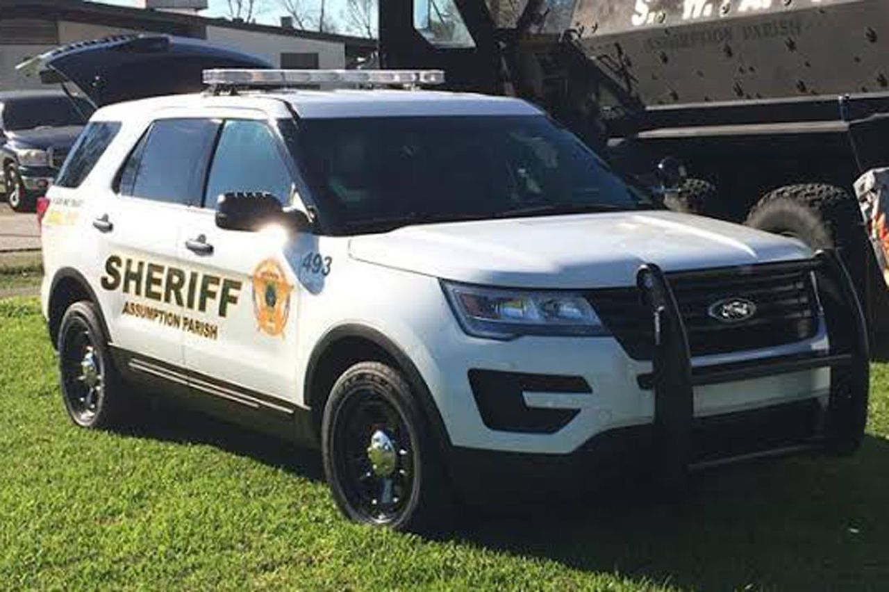 An Assumption Parish Sheriff’s Office vehicleCredit: Assumption Parish Sheriff's Office