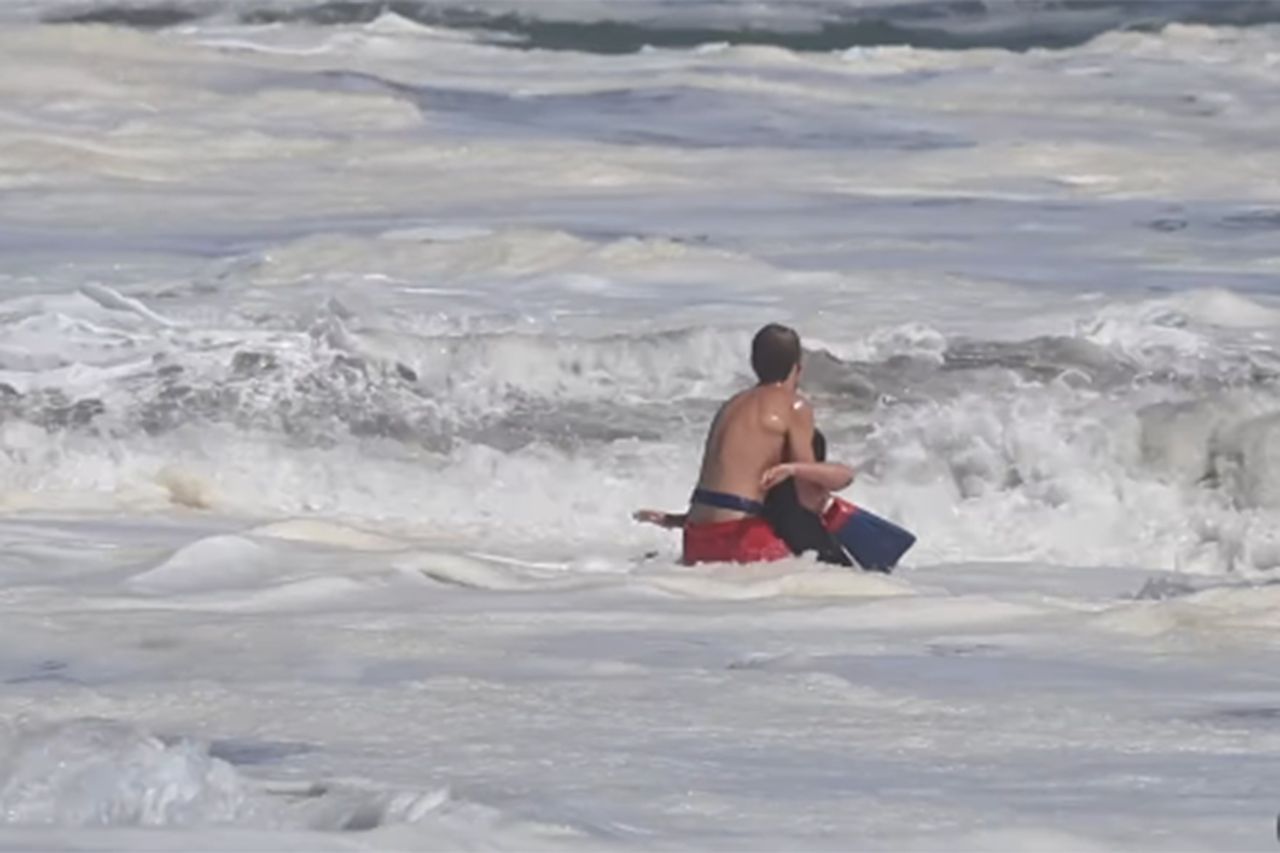 Ryder Williams rescuing 10-year-old NathanielCredit: santacruznow/instagram