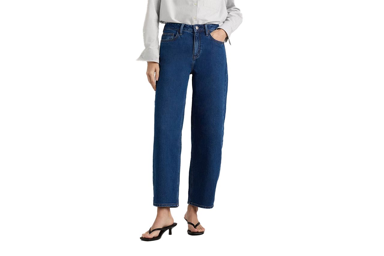 bella stretch barrel jeans Credit: Quince