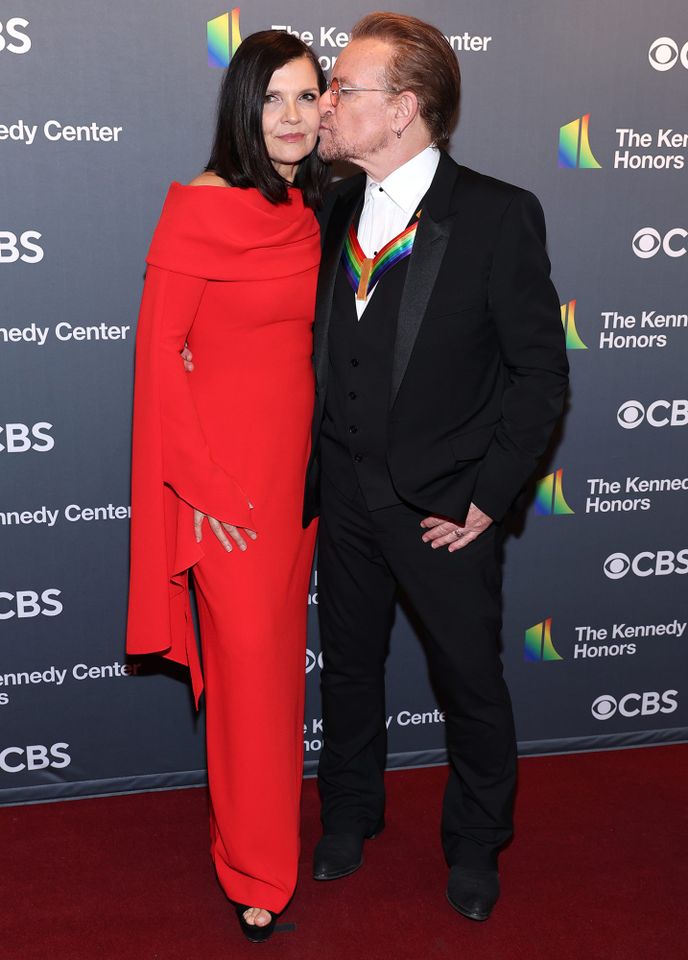 Bono (R) and Ali Hewson attend the 45th Kennedy Center Honors ceremony Ali Hewson and Bono in 2022Credit: Paul Morigi/Getty Images