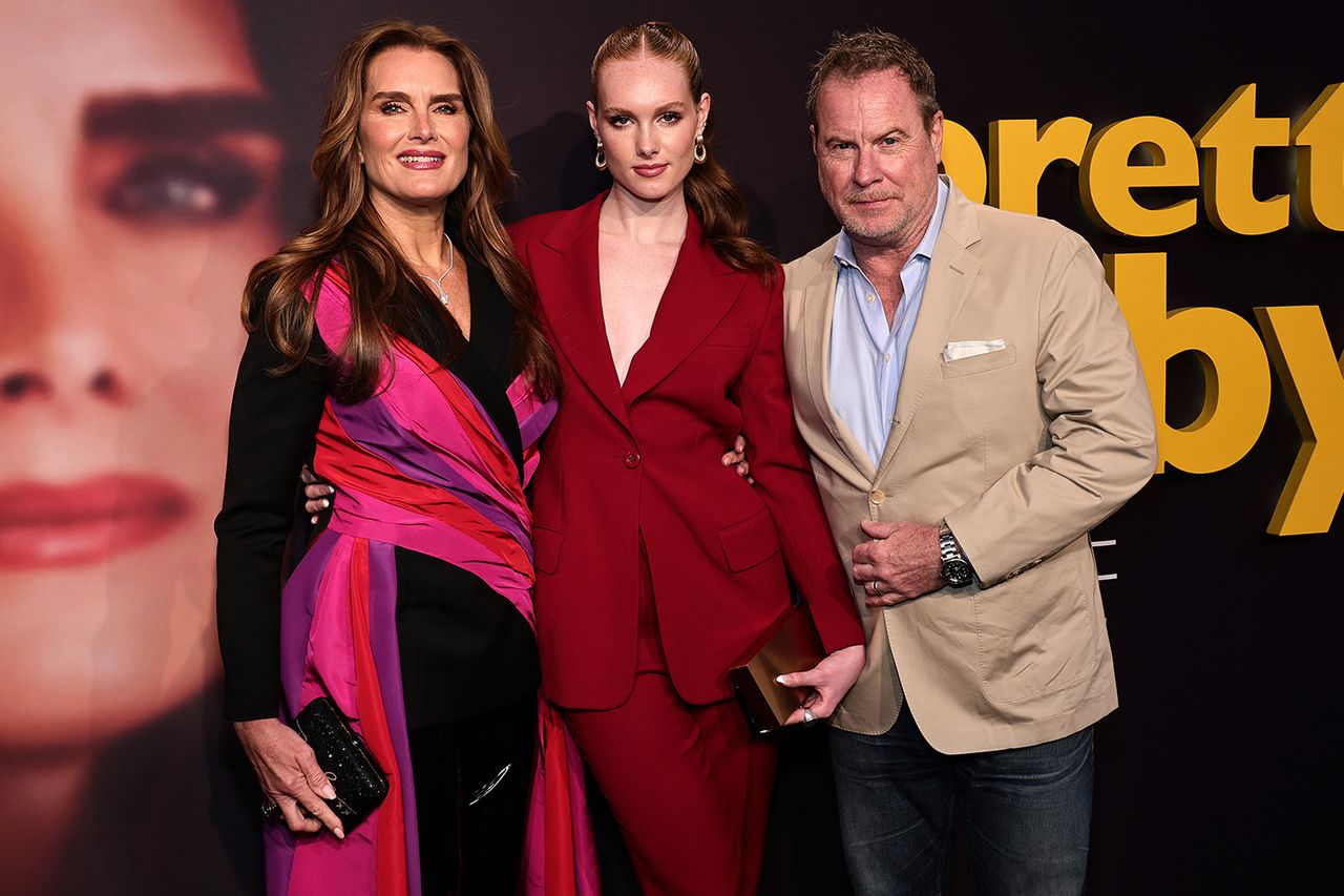 Brooke Shields, Grier Henchy and Chris Henchy at the ‘Pretty Baby: Brooke Shields’ N.Y.C. premiere in 2023Credit: Jamie McCarthy/Getty Images