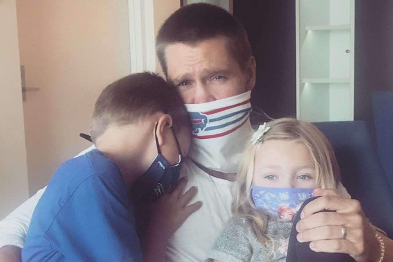 Chad Michael Murray with his son and daughterCredit: rooeemer/Instagram
