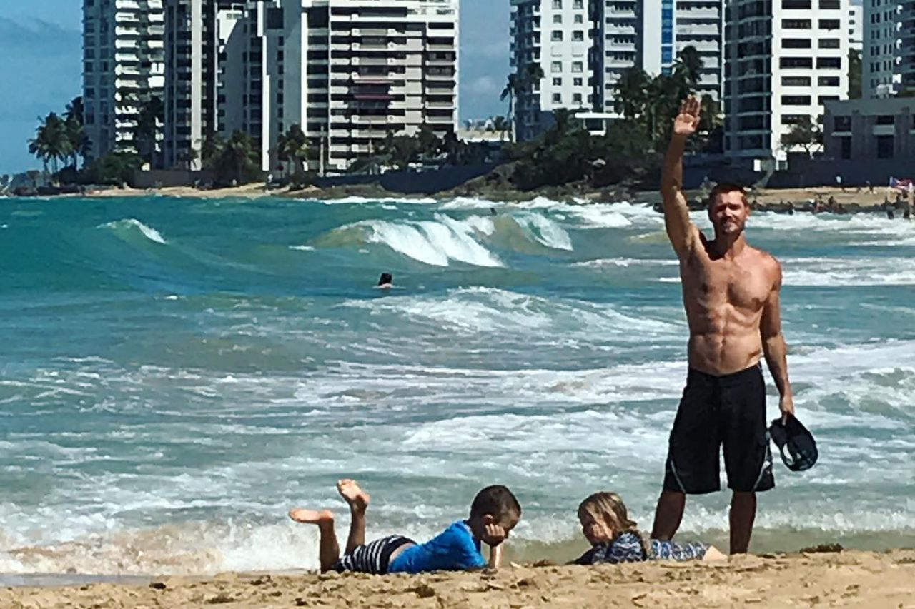 Chad Michael Murray with his son and daughterCredit: rooeemer/Instagram