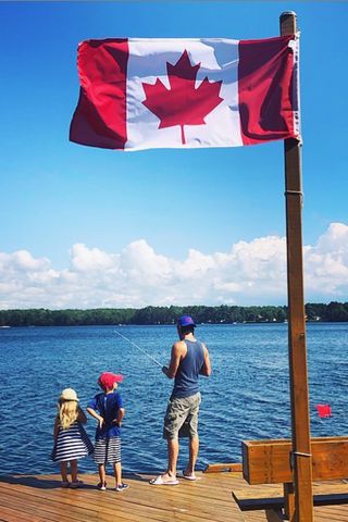 Chad Michael Murray with his daughter and sonCredit: rooeemer/Instagram