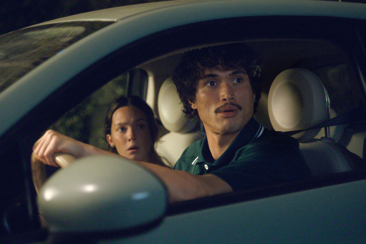 Cailee Spaeny as Ashley Miller, Charles Melton as Austin Davis in ‘Beef’ season 2.Credit: Erik Carter
