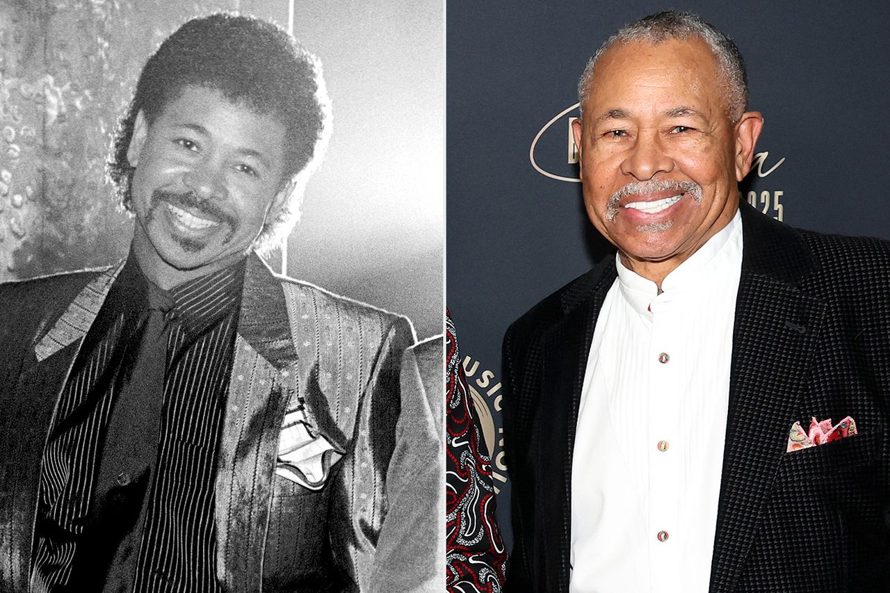 From left: Ralph Johnson poses for a portrait in Los Angeles, circa 1987; Ralph Johnson attends the Black Music Action Coalition’s fifth annual BMAC Gala in Beverly Hills, Calif., on Sept. 18, 2025Credit: Lester Cohen/Getty ; Johnny Nunez/Getty