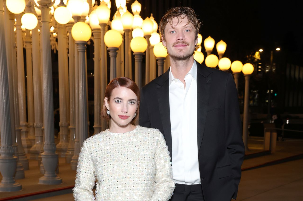 Emma Roberts and Cody John in November 2025Credit: Stefanie Keenan/Getty