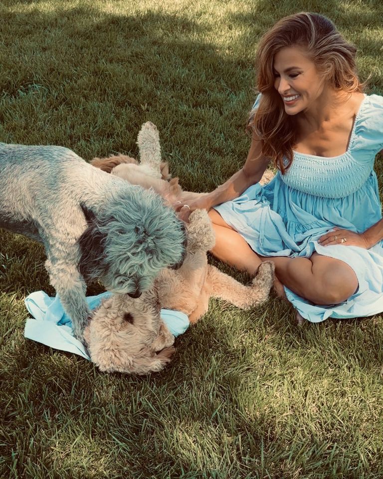 Eva Mendes with her dogs Magic and CharlieCredit: Eva Mendes/instagram