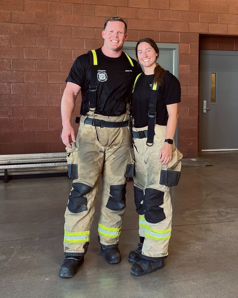 Junior Coleman (left) and Maddy Geer (right).Credit: GoFundMe