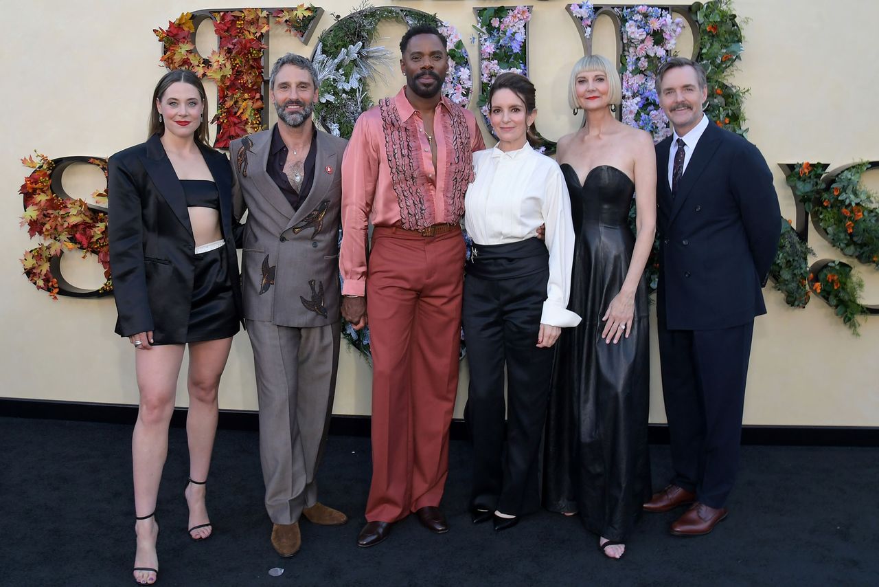 Erika Hennigsen, Marco Calvani, Colman Domingo, Tina Fey, Kerri Kenney-Silver and will Forte on May 19, 2026Credit: Charley Gallay/Getty