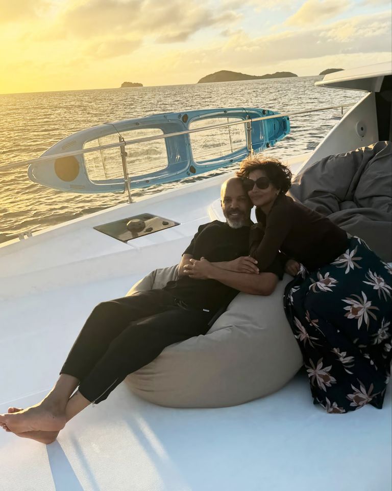 Van Hunt and Halle Berry on vacationCredit: Halle Berry/Instagram
