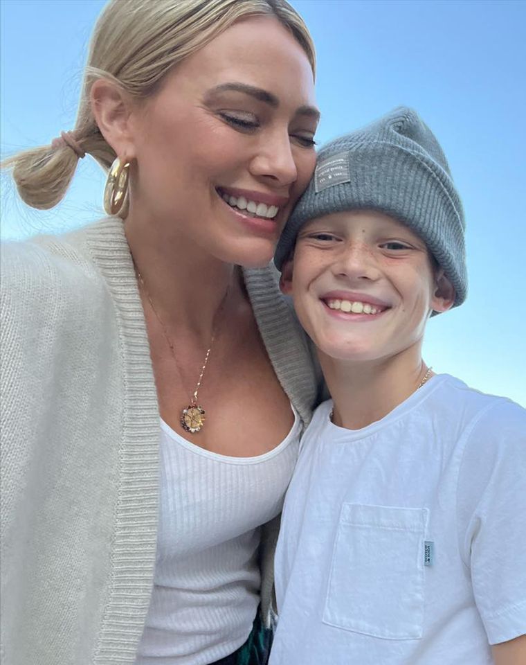 Hilary Duff and son Luca ComrieCredit: Hilary Duff Instagram