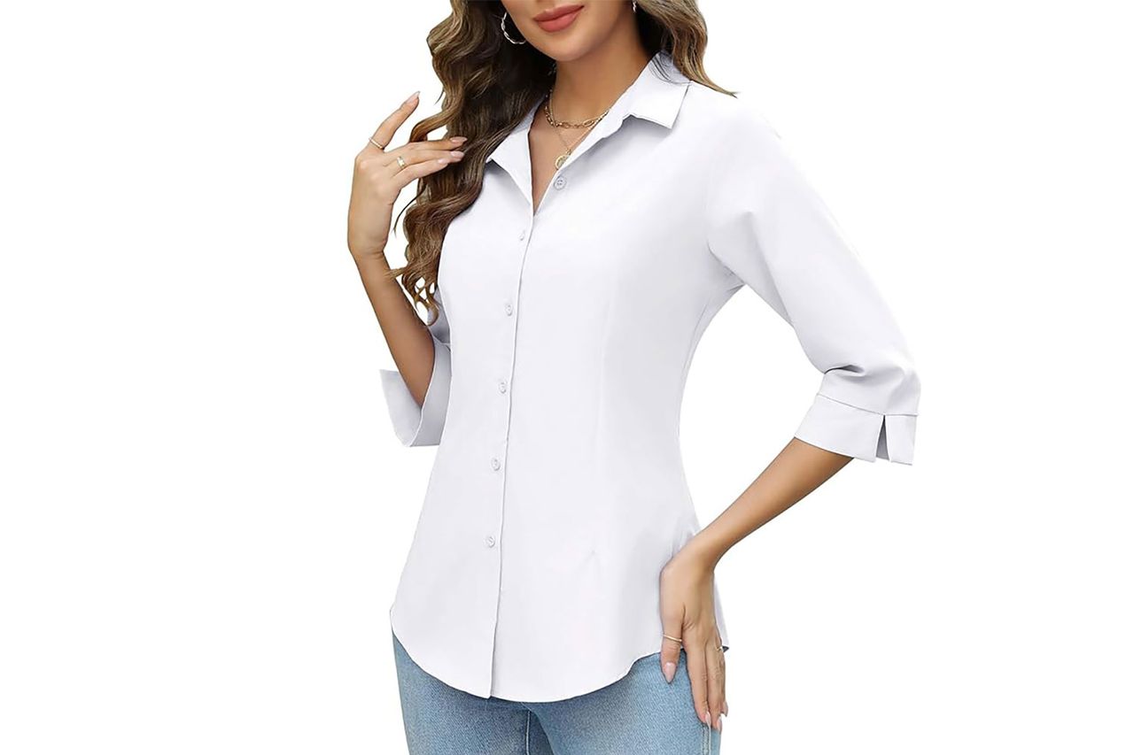 hotouch women button down shirts Credit: Amazon