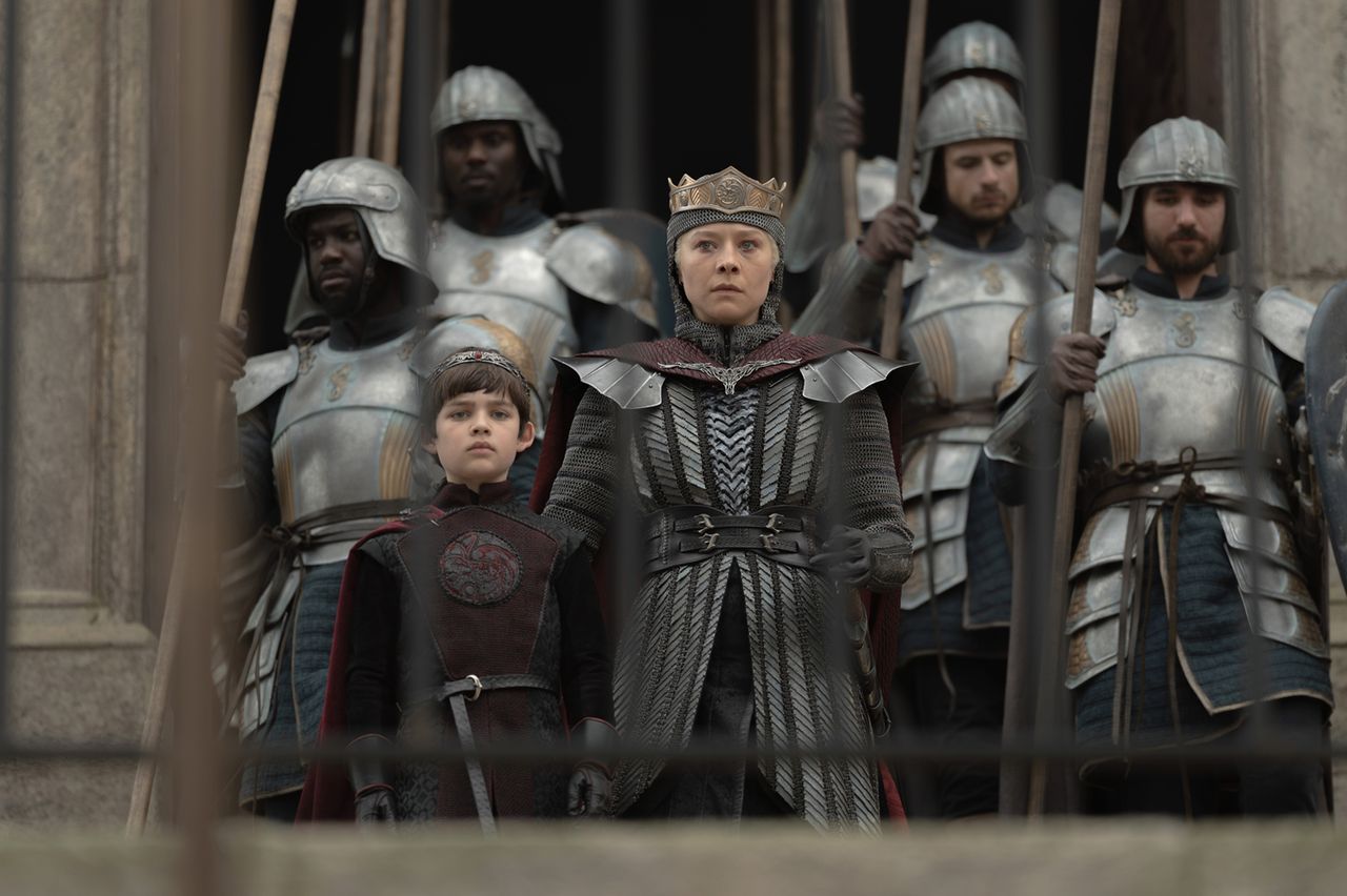 Oscar Eskinazi and Emma D’Arcy in ‘House of the Dragon’ season 3Credit: Ollie Upton/HBO