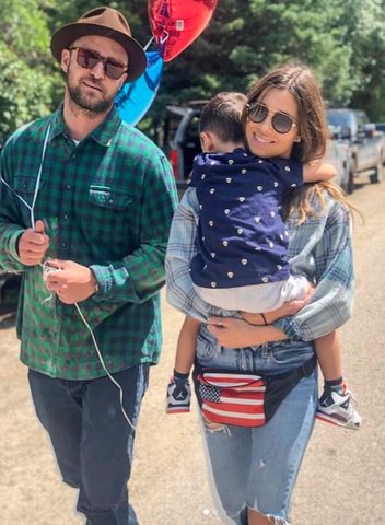 jessica biel and justin timberlake Credit: Jessica Biel/Instagram