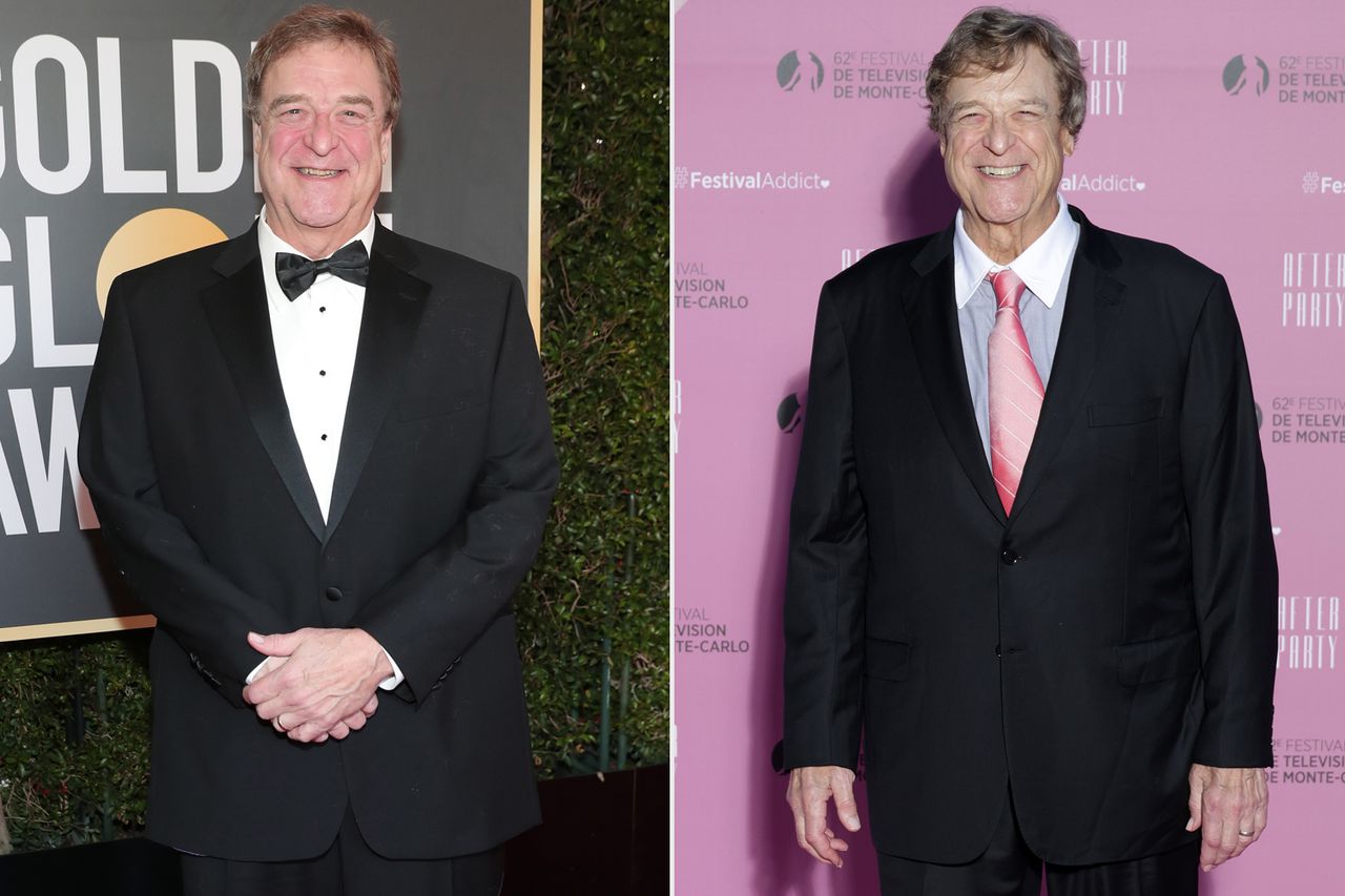John Goodman arrives to the 75th Annual Golden Globe Awards; John Goodman attends the party during the 62nd Monte Carlo TV Festival John Goodman in 2018 (left) and 2023 (right)Credit: Neilson Barnard/NBCUniversal/NBCU Photo Bank/NBCUniversal via Getty Images; Pascal Le Segretain/Getty Images