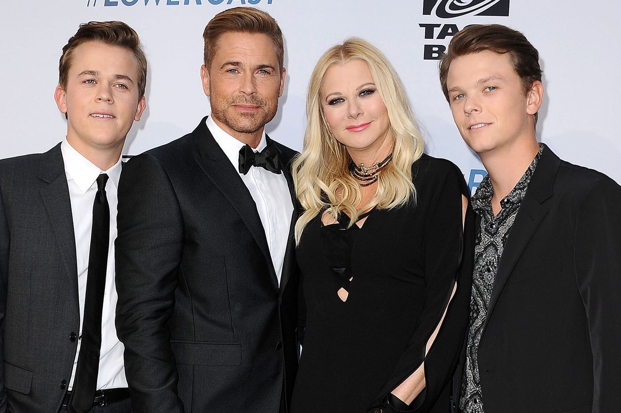 John Owen Lowe, honoree Rob Lowe, Sheryl Berkoff and Matthew Edward Lowe attend the Comedy Central Roast of Rob Lowe John Owen Lowe, wife Sheryl Berkoff and Matthew Edward Lowe attend the Comedy Central Roast of Rob LoweCredit: Jason LaVeris/FilmMagic