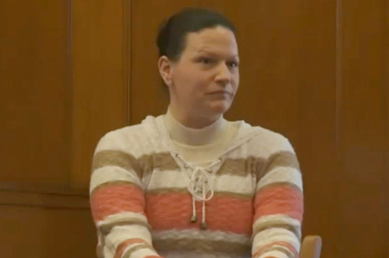 Kelly Cochran during her trial in 2017.Credit: Law&Crime Network/Youtube