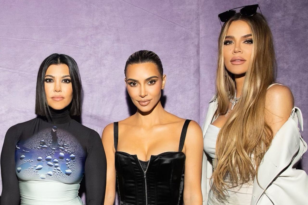 Kourtney, Kim and Khloé Kardashian at the Lemme launch party in September 2022 in Los AngelesCredit: Jason Sean Weiss/BFA.com/Shutterstock