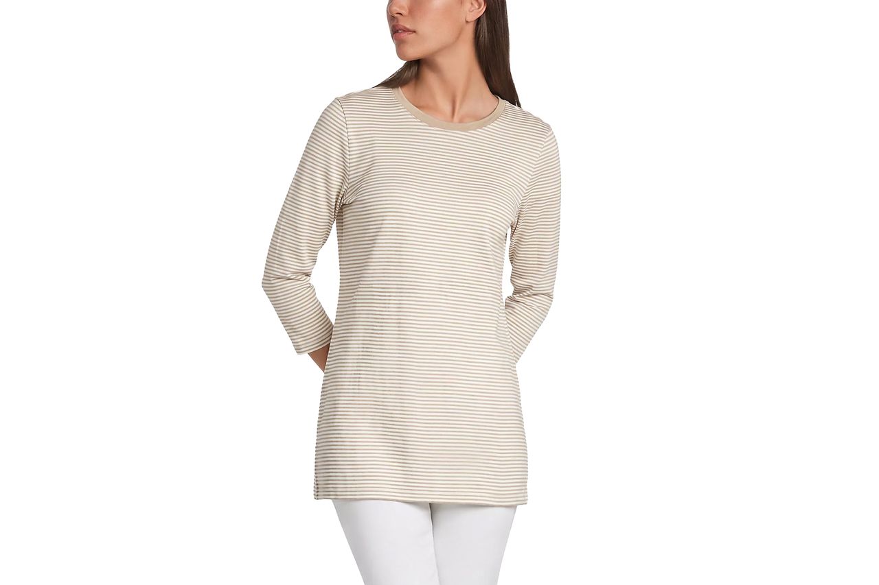 Lands' End Women's 3/4 Sleeve Cotton Supima Tunic Credit: Lands' End