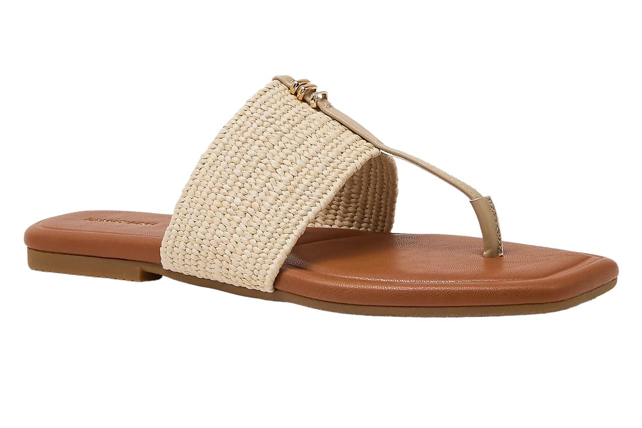 Lands' End Women's Haven Stretch Raffia Sandals Credit: Lands' End