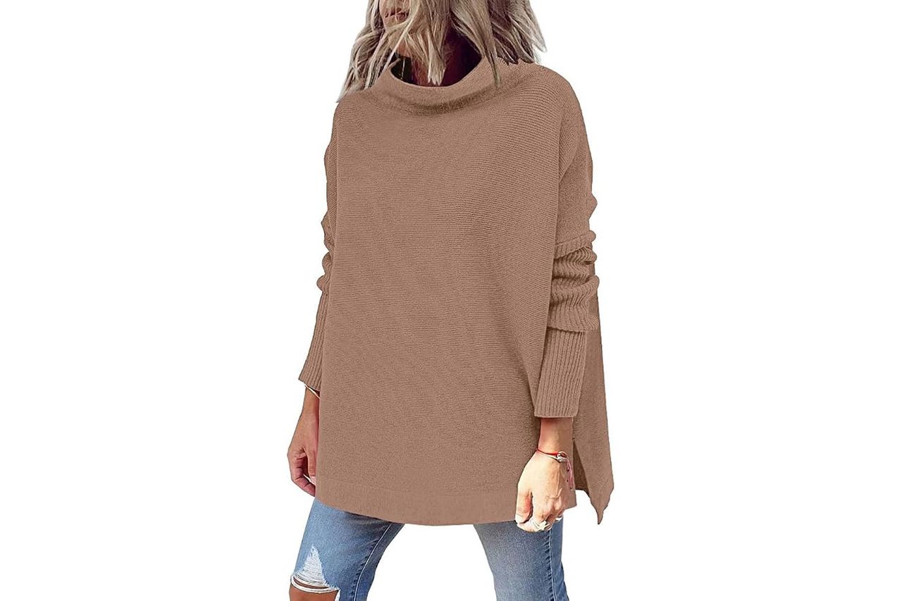 LILLUSORY Mock Turtleneck Sweater Credit: Amazon