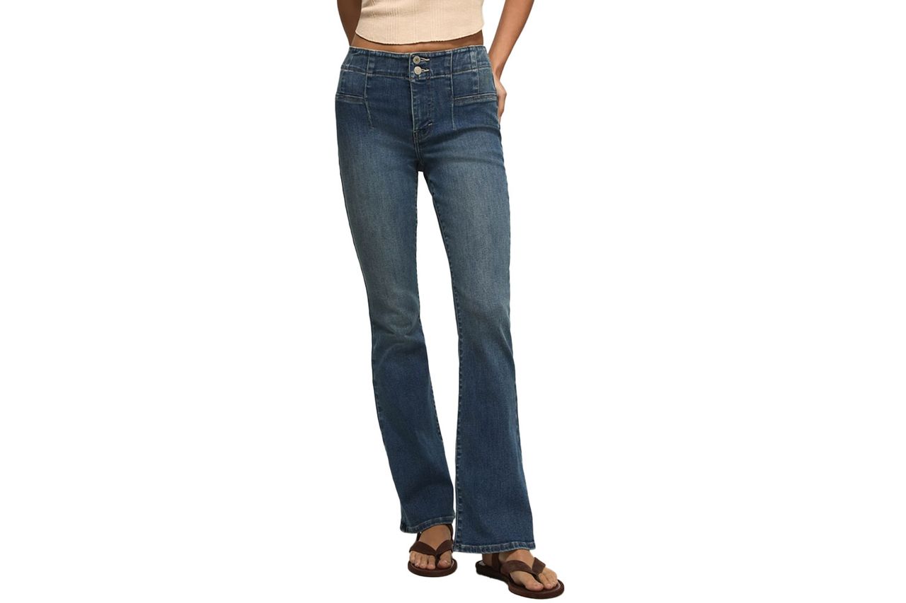 lucky brand high rise seamed stevie flare Credit: Lucky Brand