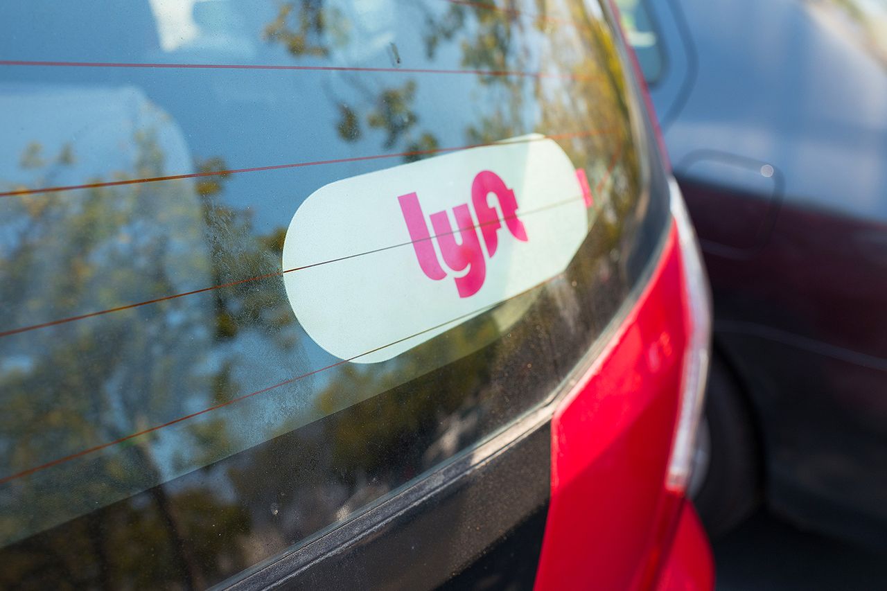 Lyft logo (stock image)Credit: Smith Collection/Gado/Getty