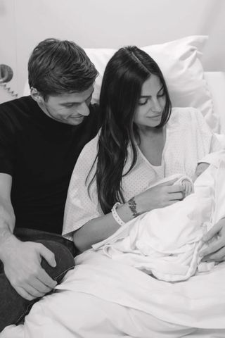 Max Verstappen and Kelly Piquet with their daughter Lily in May 2025.Credit: Max Verstappen/Instagram