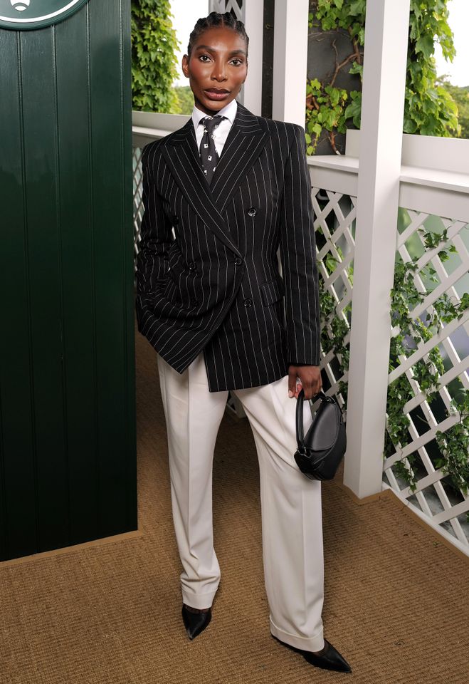 Michaela Coel attends Wimbledon on July 4, 2026, in London, EnglandCredit: Darren Gerrish/WireImage