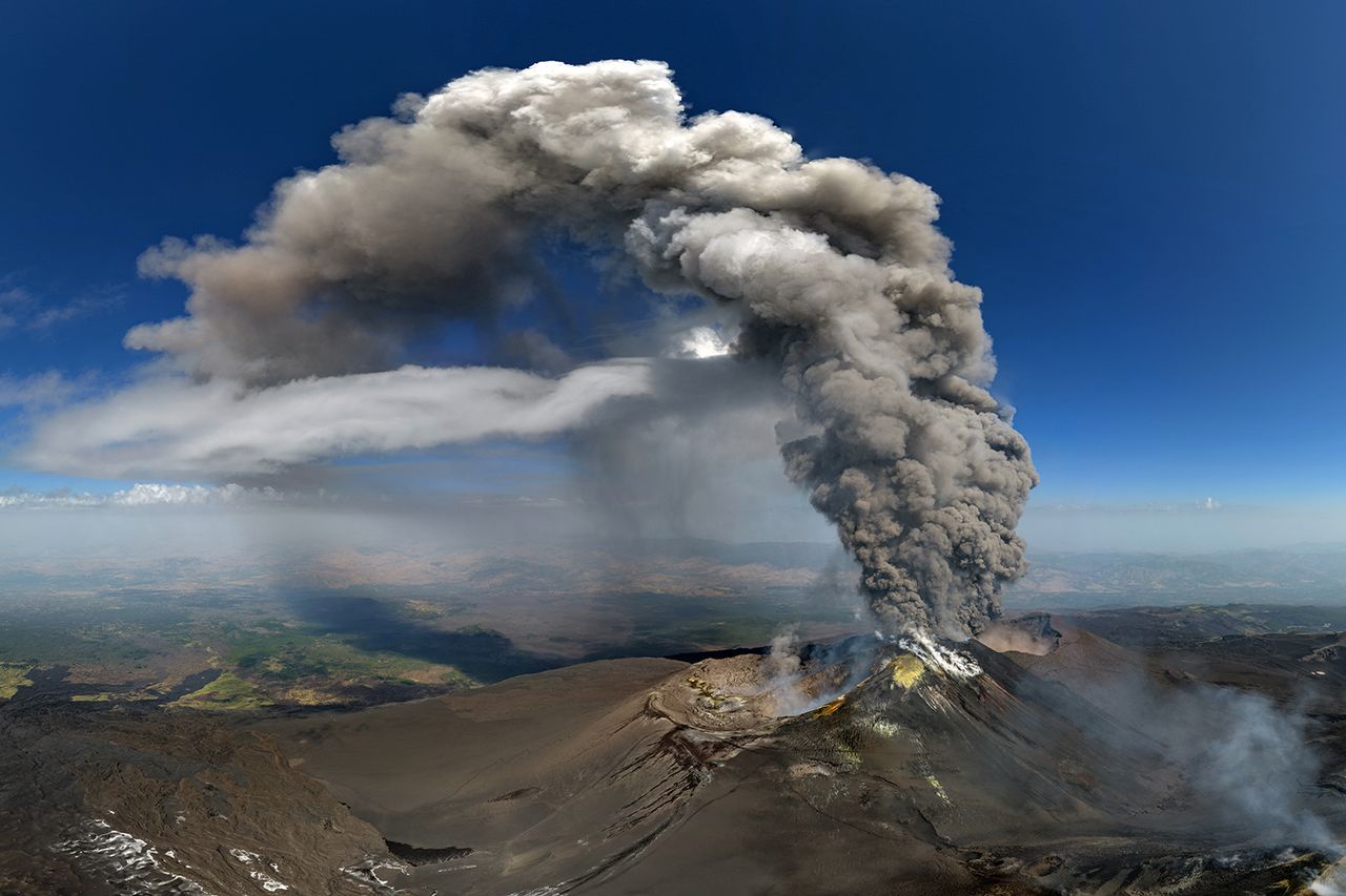 Mount Etna volcanoCredit: Giuseppe Distefano/Etna Walk/AFP/Getty