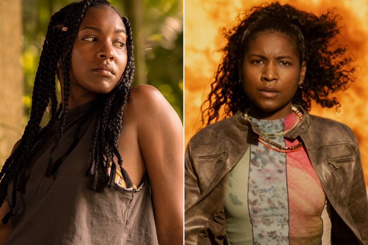 Carlacia Grant in ‘Outer Banks’ season 2 and season 5Credit: Jackson Lee Davis/Netflix (2)