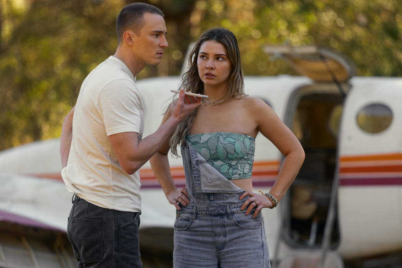 Drew Starkey as Rafe, Madelyn Cline as Sarah Cameron in ‘Outer Banks’ season 5Credit: Jackson Lee Davis/Netflix