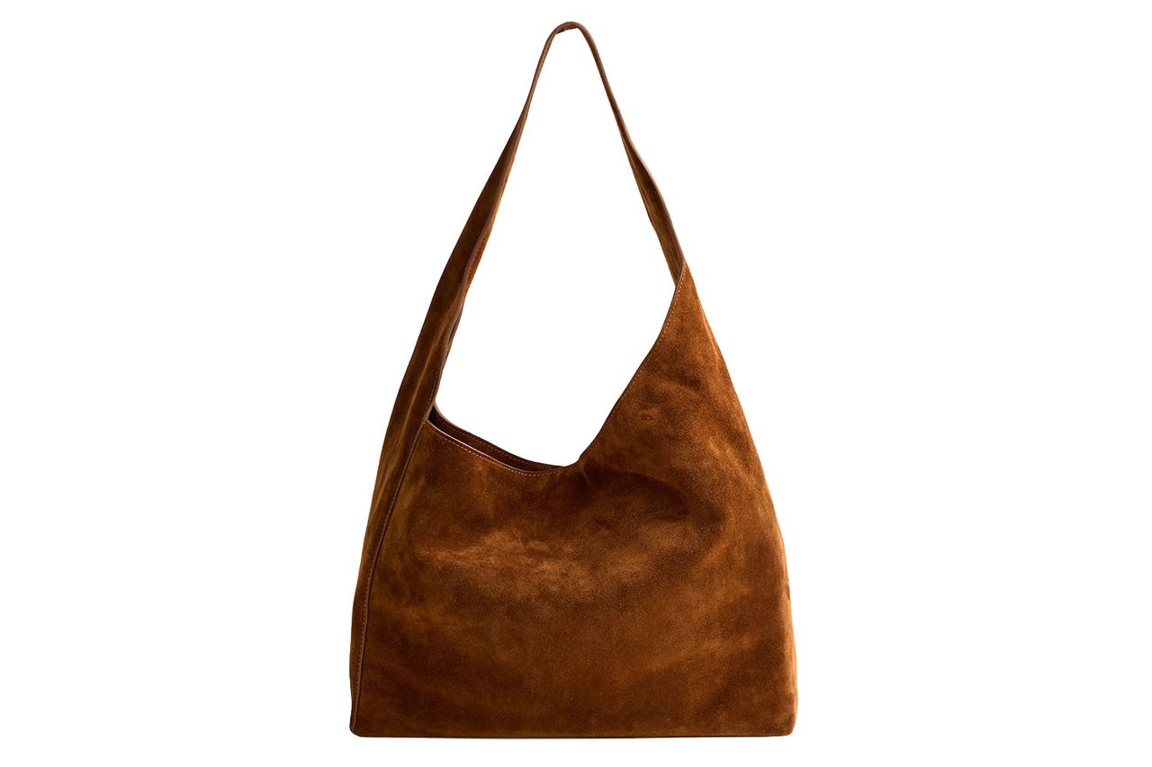 Quince Esme Suede Shoulder Bag Credit: Quince