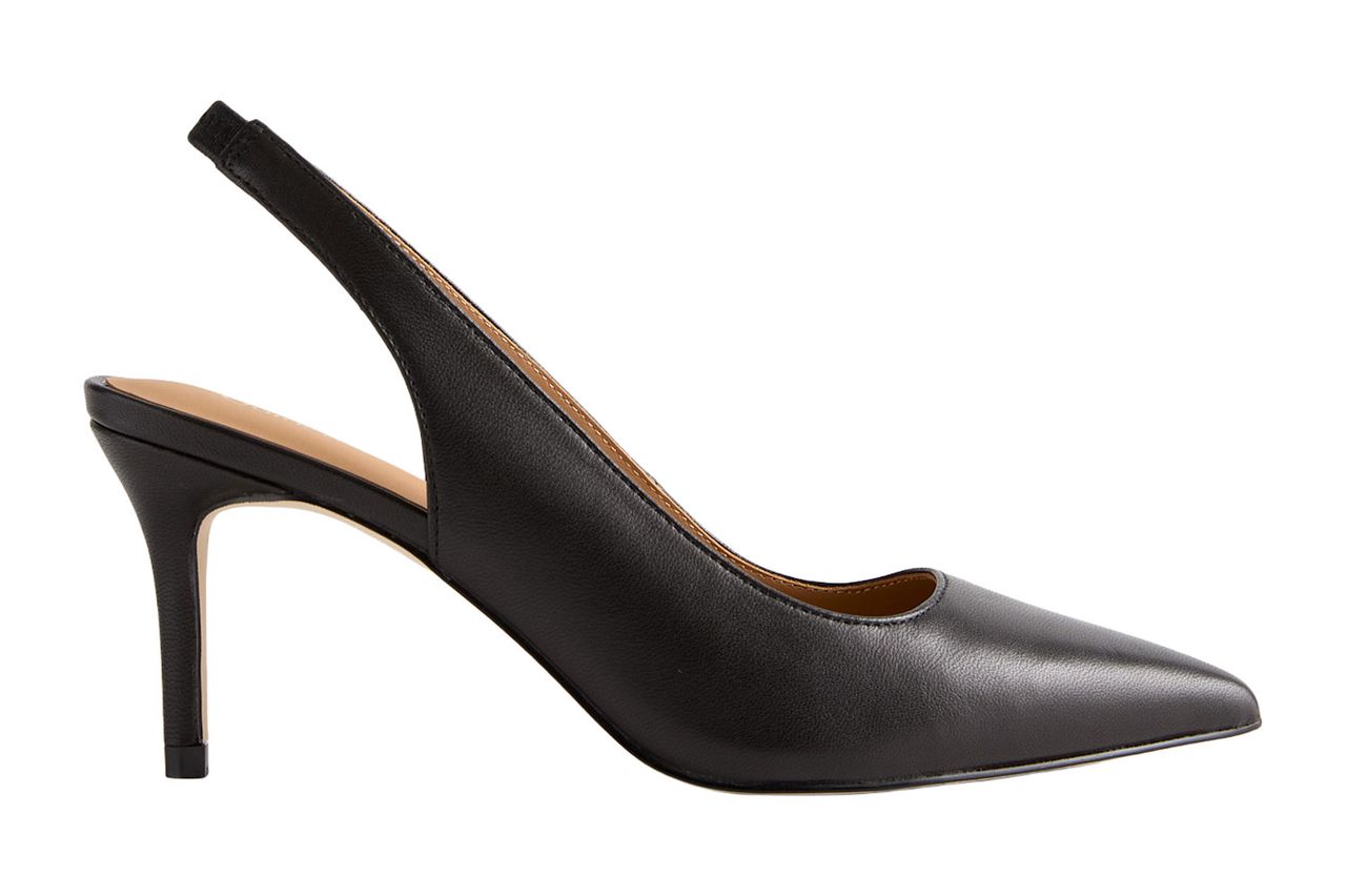 Quince Italian Leather Slingback 75mm Heel Credit: Quince