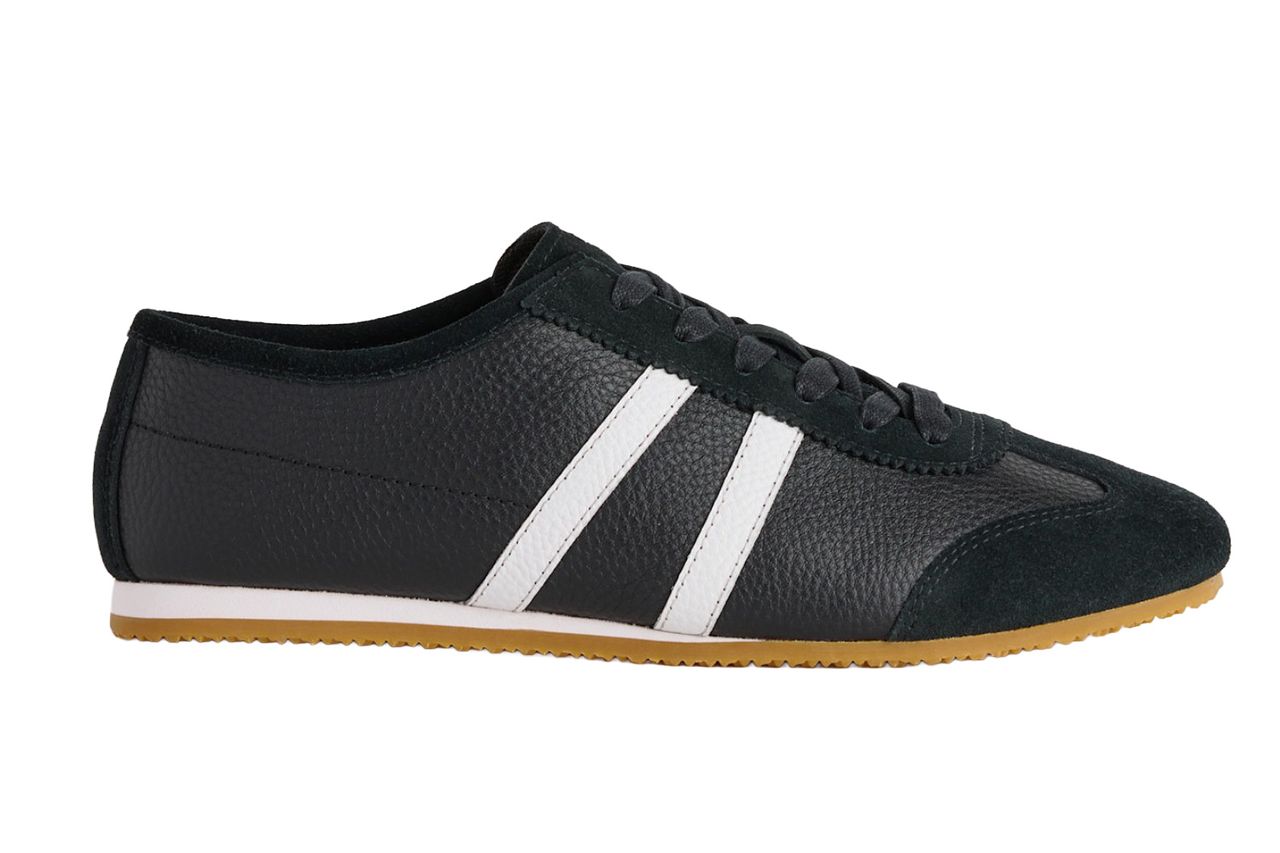 Quince Italian Leather & Suede Low Profile Sneaker Credit: Quince