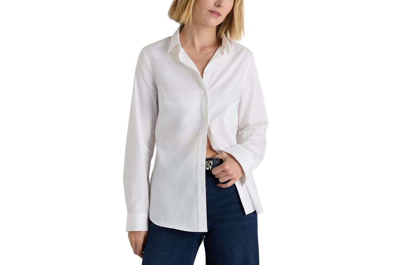 Quince Organic Stretch Cotton Tailored Shirt Credit: Quince
