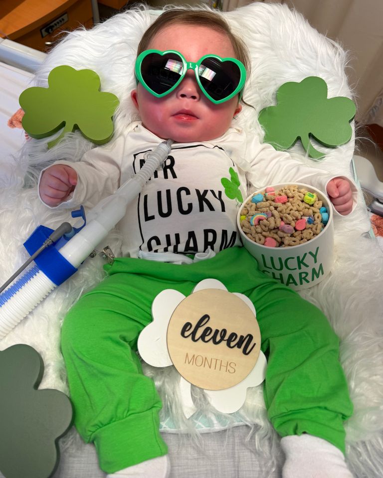 Anthony as Mr. Lucky CharmsCredit: Jackie Rocco/Blythedale Children's Hospital