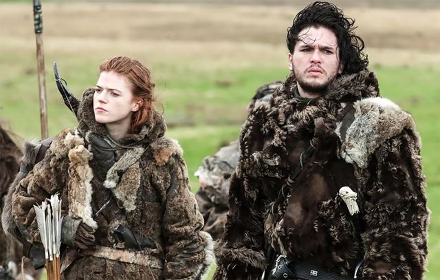 Rose Leslie as Ygritte and Kit Harington as Jon Snow on ‘Game of Thrones.’Credit: HBO