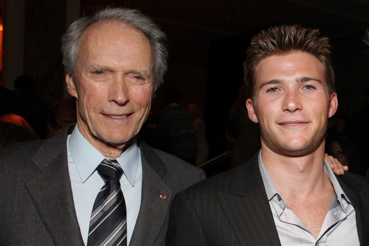 Clint Eastwood and his son Scott in 2009Credit: Eric Charbonneau/WireImage