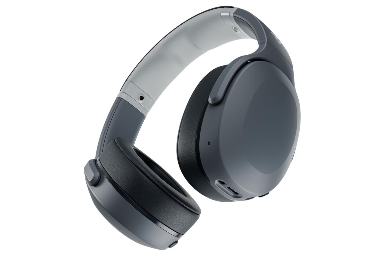 Skullcandy Crusher Evo Wireless Multi-Sensory Bass Headphones - Chill Grey | Bluetooth, Noise Isolating Over-Ear Fit, 40 Hours Battery, Microphone, Working Out, Gym, Travel, Studying, Music Credit: Amazon