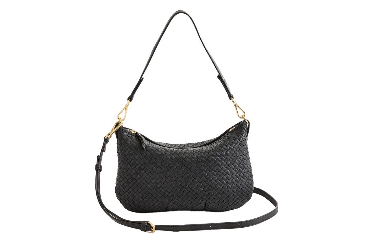 Sloane Handwoven Mini Shoulder Bag Credit: Quince