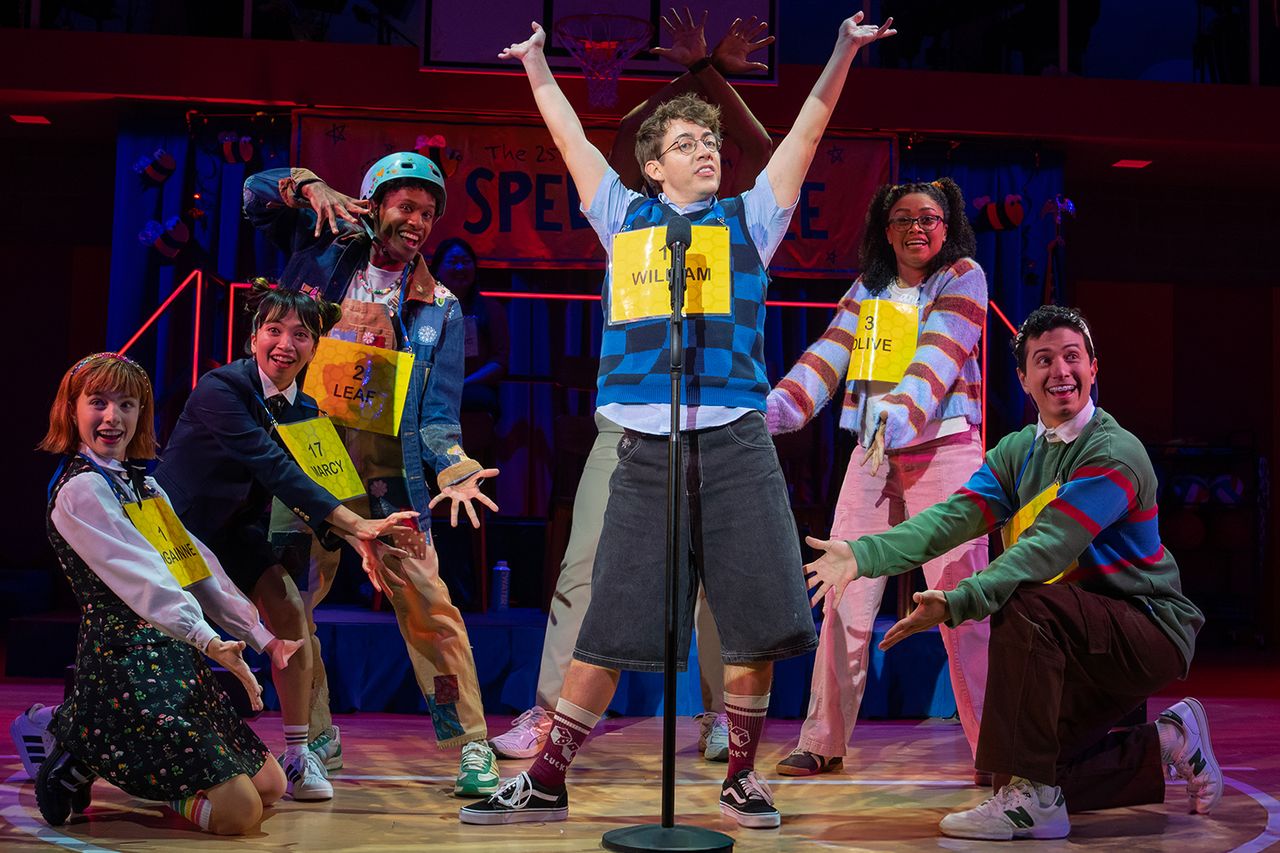 The original Off-Broadway cast of ‘The 25th Annual Putnam County Spelling Bee’ revivalCredit: Joan Marcus