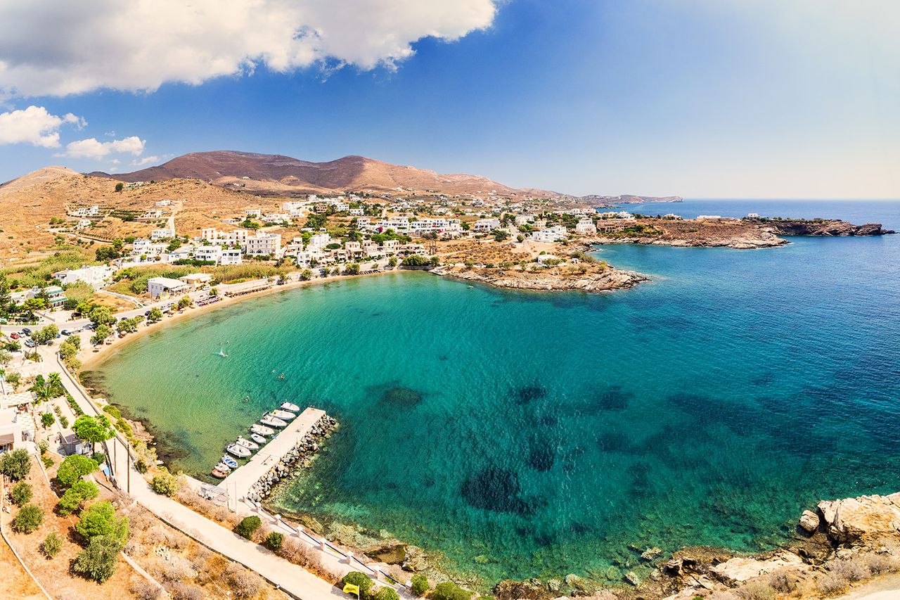 A beach on Syros, GreeceCredit: Getty